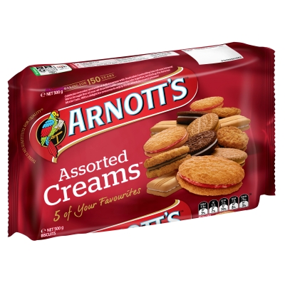 Arnott's Assorted Creams Biscuits 500g