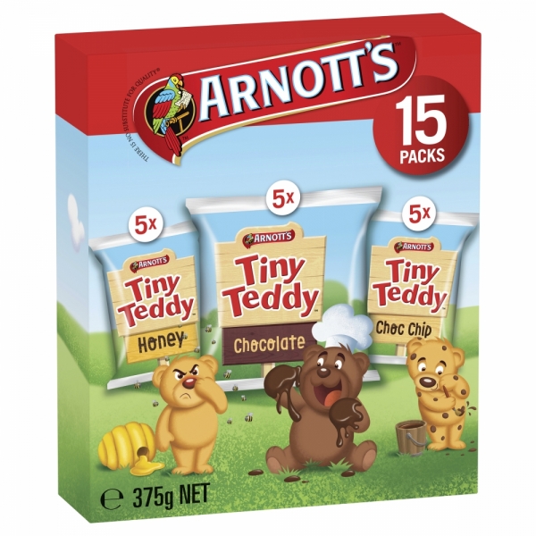 Arnott's Tiny Teddy Variety 15 Pack 375g