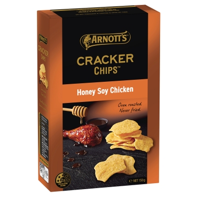 Arnott's Cracker Chips Honey Soy Chicken 150g