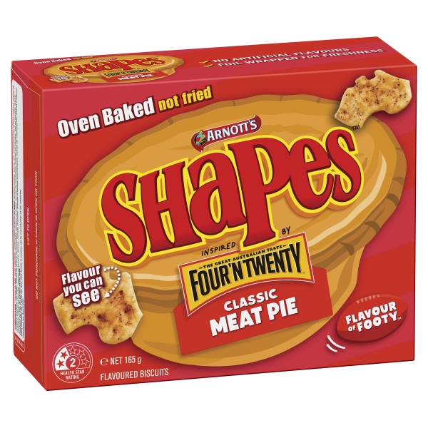 Arnott's Shapes Meat Pie 165g