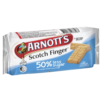 Arnott's Scotch Finger Biscuits 50% Less Sugar 232g