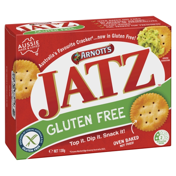 Arnott's Jatz Cracker Gluten Free 130g