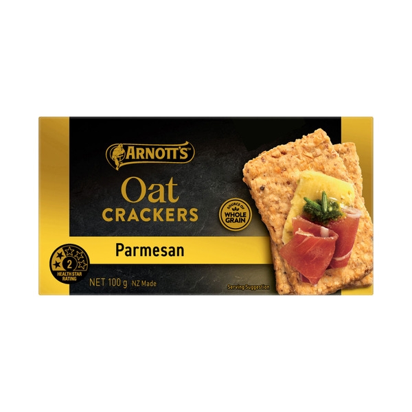 Arnott's Oat Crackers Parmesan 110g