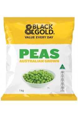 Black & Gold Frozen Peas 1kg