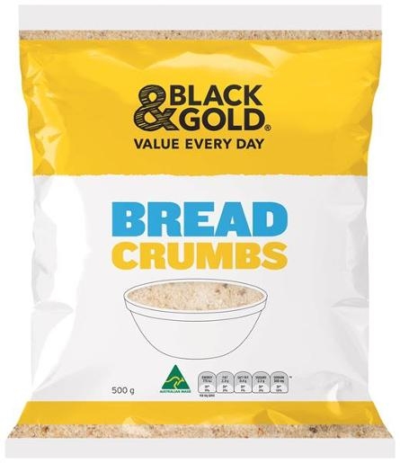 Black & Gold Breadcrumbs 500g