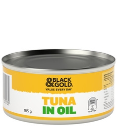 Black & Gold Tuna In Oil 185g