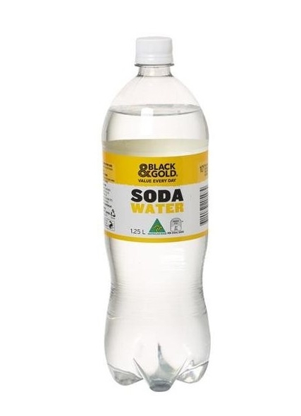 Black & Gold Soda Water 1.25lt