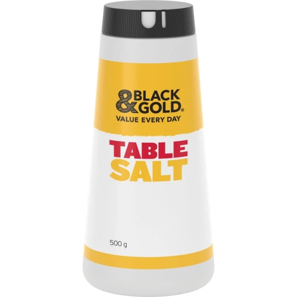 Black & Gold Table Salt 500g