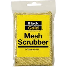 Black & Gold Scrubber Mesh 3 Pack