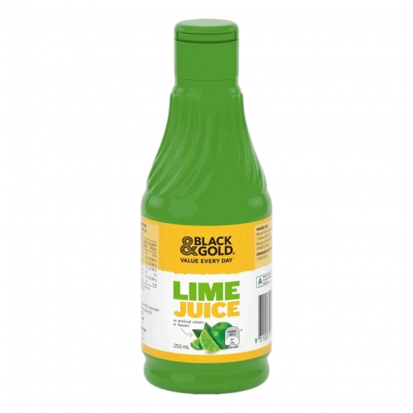 Black & Gold Lime Juice 250ml