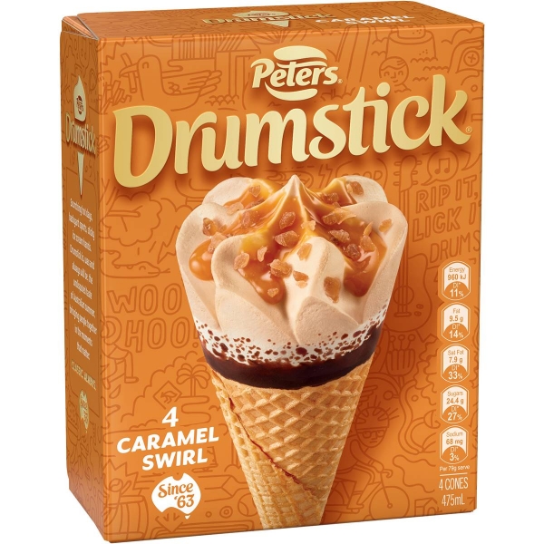 Nestle Drumstick Caramel 4 Pack