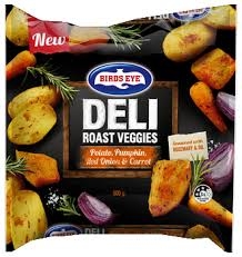 Birds Eye Deli Roast Veggies Potato Pumpkin Red Onion & Carrot 600g