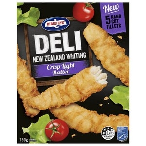 Birds Eye Deli NZ Whiting Battered 250g