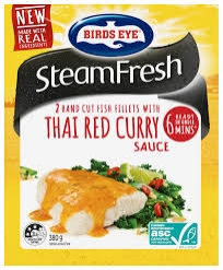 Birds Eye Steam Fish Red Curry 380g