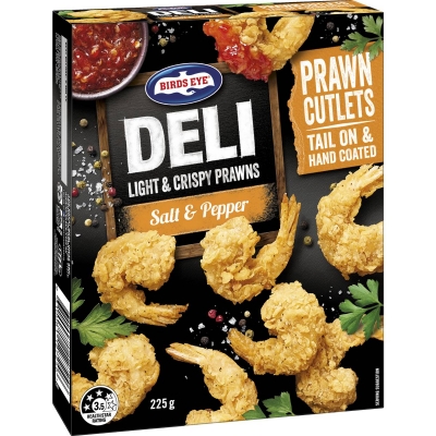 Birds Eye Deli Salt & Pepper Prawns 225g