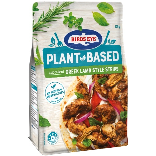 Birds Eye Plant Based Greek Lamb Style Strips 200g