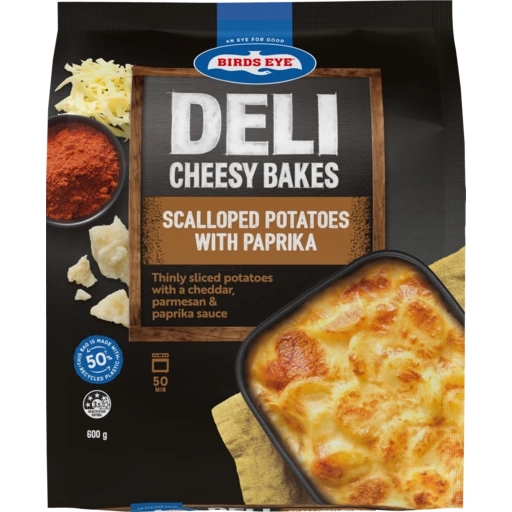 Birds Eye Deli Scalloped Potatoes & Paprika 600g