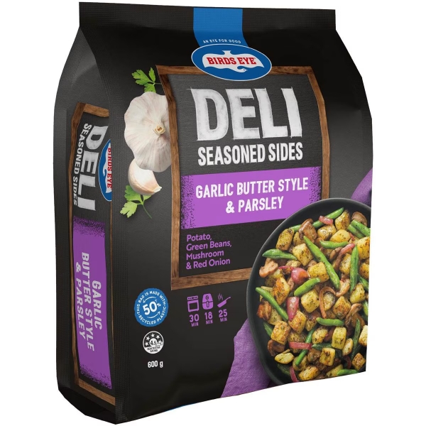 Birds Eye Deli Sides Garlic Butter & Parsley 600g