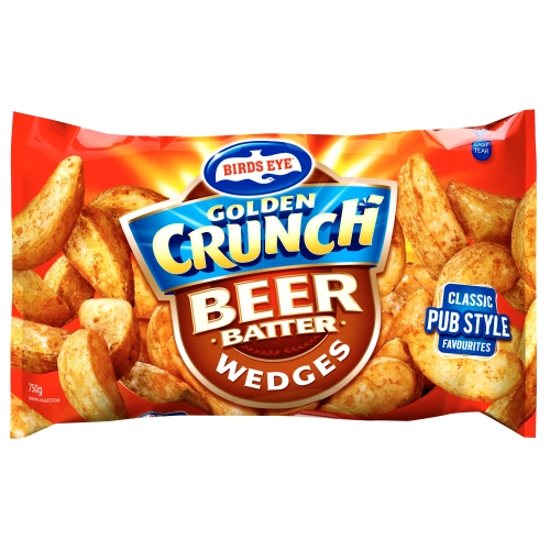 Birds Eye Golden Crunch Wedges Beer Batter 750g