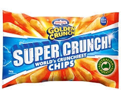 Birds Eye Chips Golden Crunch Super Crunch 750g