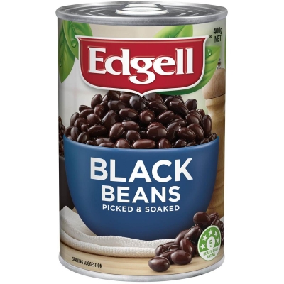 Edgell Beans Black 400g