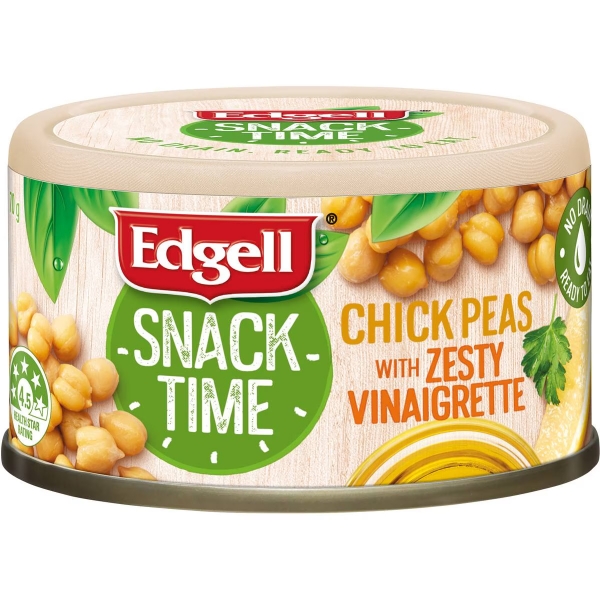 Edgell Chick Peas Zesty Vinaigrette 70g