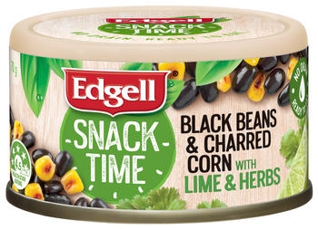 Edgell Black Bean & Corn, Lime & Herb 70g