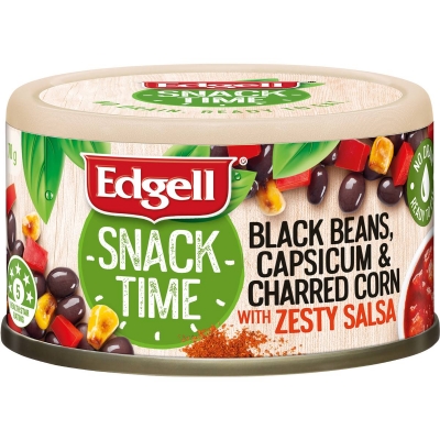 Edgell Black Beans Corn Zesty Salsa 70g