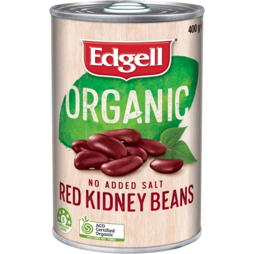 Edgell Organic No Added Salt Kidney Beans 400g