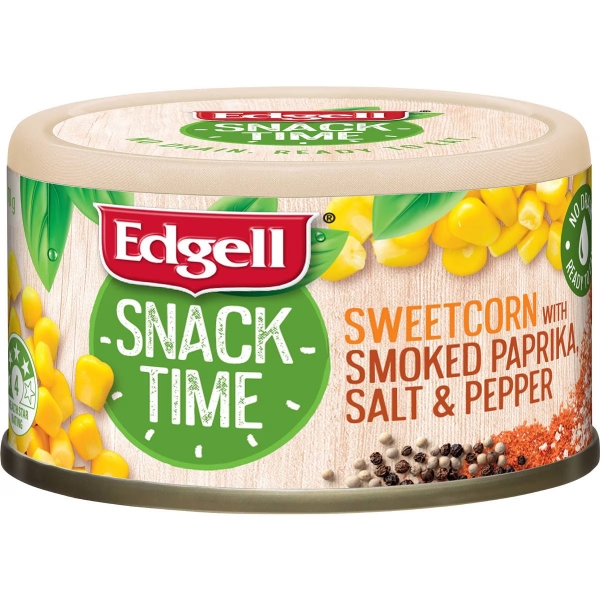 Edgell Sweetcorn, Paprika, Salt & Pepper 70g