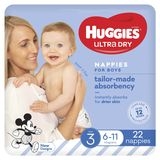 Huggies Nappies Crawler Boy 6-11kg 22 Pack