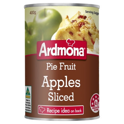 Ardmona Apple Pie Fruit Sliced 400g