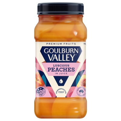 Goulburn Valley Sliced Peaches In Juice 700g