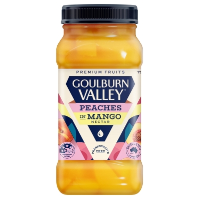 Goulburn Valley Peach Slices In Mango Nectar 700g