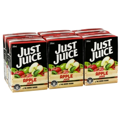 Just Juice Apple Juice 6 x 200ml