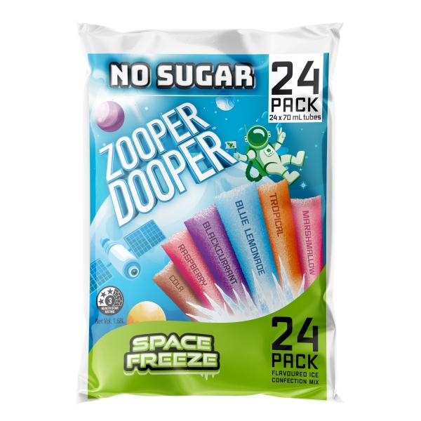 Zooper Dooper No Sugar 24 Pack