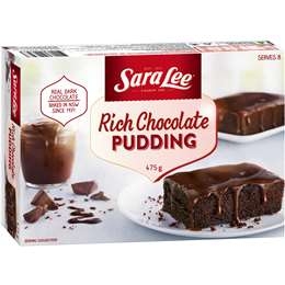 Sara Lee Chocolate Pudding Microwaveable 475g