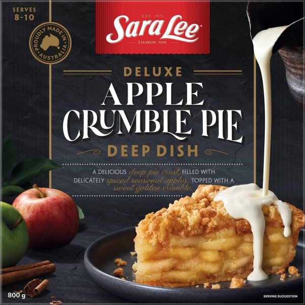 Sara Lee Deep Dish Apple Crumble 800g