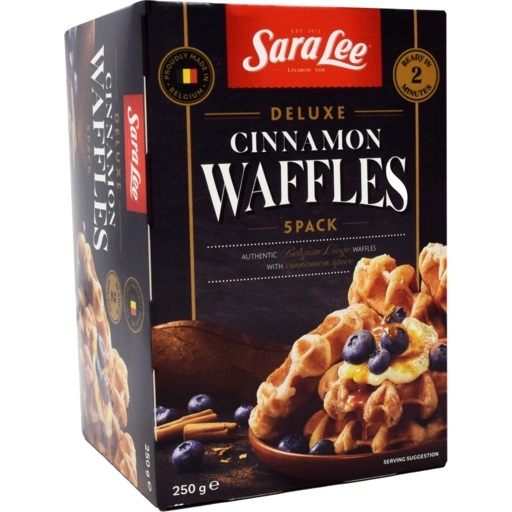 Sara Lee Waffles Cinnamon 5 Pack 250g