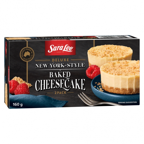 Sara Lee New York Style Baked Cheesecake 2 Pack 160g