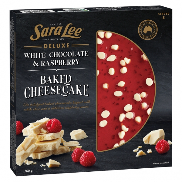 Sara Lee Cheesecake White Chocolate & Raspberry 760g