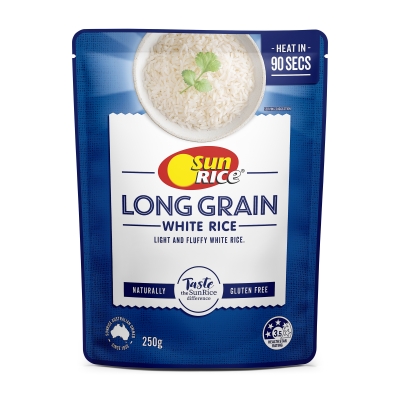 Sunrice White Long Grain Rice 90 Seconds 250g