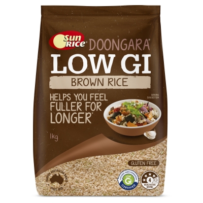 Sunrice Low GI Brown Rice 1kg