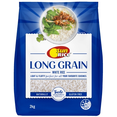 Sunrice White Long Grain Rice 2kg