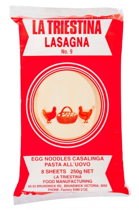 La Triestina Lasagne Sheets #9 250g