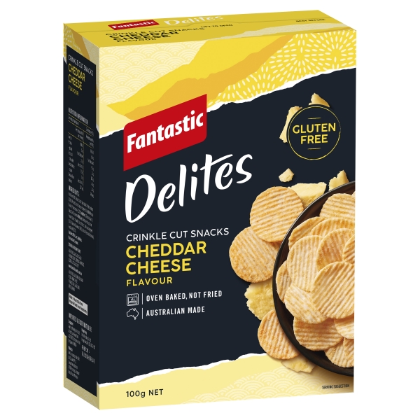 Fantastic Delites Cheddar Cheese 100g