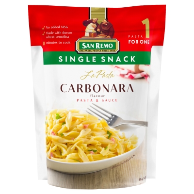 San Remo La Pasta Carbonara Pasta & Sauce 80g