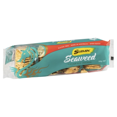 Suimin Rice Crackers Seaweed 100g