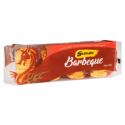 Suimin Rice Crackers Barbeque 100g