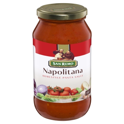 San Remo Napolitana Pasta Sauce 500g